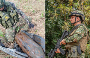 O exército impede um ataque do ELN com mais de 27 quilos de bombas perto de uma casa no Norte de Santander