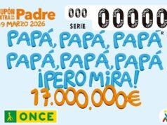 ONCE Dia do Pai: o número que distribuiu 17 milhões de euros