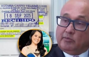 Lizeth Linares: O tabelião revela os detalhes do selo que mostra a fraude nos documentos de Marisel Linares sobre a doação do carro a Adrián Villar