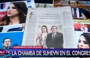 Suheyn Cipriani: revelam o certificado de trabalho que propôs para conseguir uma cadeira no Parlamento a pedido de Eduardo Salhuana