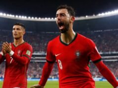 Bruno Fernandes manifestou alegria por jogar no Estádio Azteca e lamenta ausência de Cristiano Ronaldo contra o México