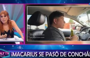 Magaly Medina rebate Macário por dirigir sem cinto e cerveja na mão: “Irresponsável”