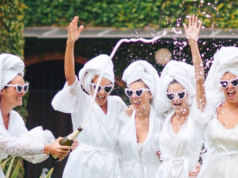 Emily Lucius mostrou o look do casamento com Rodrigo Valladares Macri