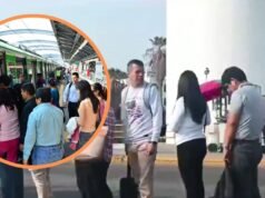 Linha 1 reporta atrasos em diversas estações e indica: “considerar rotas alternativas” devido ao congestionamento do serviço