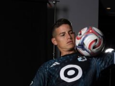 James Rodríguez já marcou sua primeira data no Minnesota United, onde veio se preparar para a Copa do Mundo onde jogará pela Colômbia.