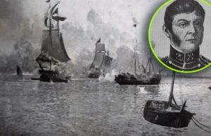 A primeira batalha naval argentina: a imprudência de Azopardo, a decisão de afundar o navio em vez de se render e a sua longa prisão.