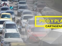 El Pico y Placa em Cartagena, sexta-feira, 13 de março de 2026: carros particulares e táxis não circulam