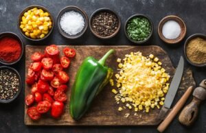 Pimentões embalados com vegetais: uma opção light para a Quaresma