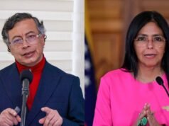 Delcy Rodríguez rejeita proposta de Gustavo Petro de implementar tarifas zero no comércio com a Colômbia