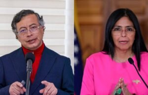 Delcy Rodríguez rejeita proposta de Gustavo Petro de implementar tarifas zero no comércio com a Colômbia