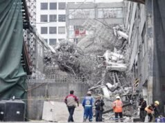 Desabamento de prédios em San Antonio Abad: com alimentos e mãos de resgate, esta é a busca por trabalhadores presos.