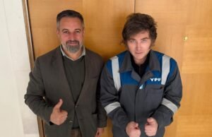Abascal reuniu-se em Madrid com o presidente da Argentina, Javier Milei