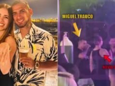 Miguel Trauco foi flagrado com a namorada em uma boate após escândalo de agressão sexual