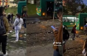 Um ônibus Transmilenio pegou fogo em Bogotá: foi filmado por usuários