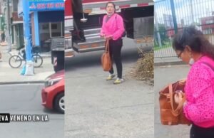 No bairro Quiriguá, em Bogotá, uma mulher teria envenenado um cachorro e agredido um vizinho.