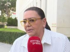 María del Monte em tribunal com o sobrinho, Antonio Tejado: “Como você entende, isso não me faz rir”