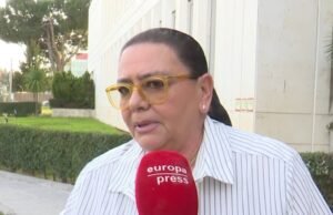 María del Monte em tribunal com o sobrinho, Antonio Tejado: “Como você entende, isso não me faz rir”