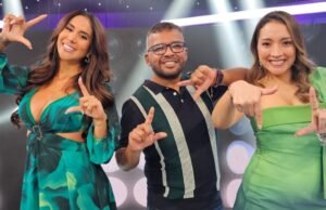 Melissa Paredes e Ximena Dávila são apresentadas como as novas apresentadoras de ‘Você está em todos’, com Jaime ‘Choca’ Mandros
