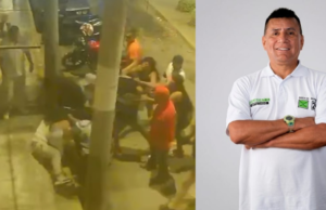 Foram mostradas imagens do conflito antes da morte de Gilberto Infante: o candidato ao parlamento morreu de paragem cardíaca.