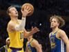 O grande arremesso de três pontos de Luke Kennard virou o Lakers