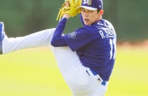 Roki Sasaki, dos Dodgers, fez progressos nas ligas menores