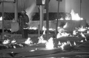 A chocante ‘chuva de fogo’ que atrasou o destino de Los Angeles por 40 anos