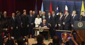 Trump insta líderes latino-americanos a usarem ação militar contra cartéis