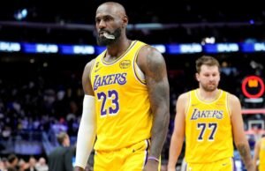 A recuperação do Lakers contra o Detroit fracassou no final da sequência de nove jogos