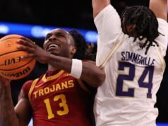 A temporada de basquete da USC termina com derrota no OT no torneio Big Ten