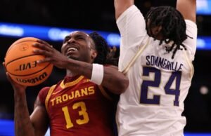 A temporada de basquete da USC termina com derrota no OT no torneio Big Ten