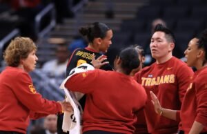 Jazzy Davidson fará ressonância magnética após derrota no USC Big Ten