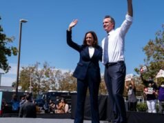 Newsom lidera Harris para presidente entre os democratas da Califórnia, de acordo com pesquisas