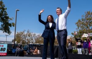 Newsom lidera Harris para presidente entre os democratas da Califórnia, de acordo com pesquisas