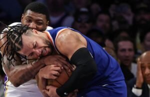 O Lakers está provando aos Knicks que pode conseguir uma forte vitória defensiva