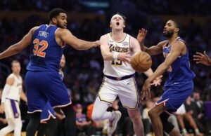 Luka Doncic e Austin Reaves levam Lakers sem LeBron aos Knicks