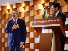 Este foi o último ato de Juan Ramón de la Fuente como chefe do SRE