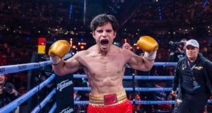 É assim que Aaron Mercury reage após derrotar Mario Bautista por nocaute no primeiro round no Supernova Génesis.