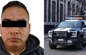 Prenderam “Mando”, policial municipal envolvido em sequestros e roubos em Toluca, Edomex