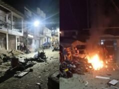 Uma violenta explosão foi relatada em Briceño, Antioquia: um policial ficou ferido e um prédio municipal foi danificado