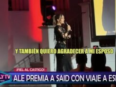 A empresária agradeceu-lhe publicamente durante a cerimónia que lhe foi concedida em Madrid