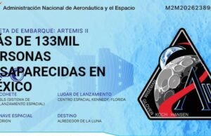 Nomes de 52 mexicanos desaparecidos que foram à Lua na missão Artemis II da NASA
