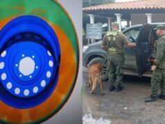 Eles venderam mais de 10 quilos de droga escondidos nos pneus de um caminhão e foram pegos em Formosa.