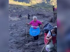 A alma não é velha! A avó que conquistou o vulcão mais difícil de El Salvador descalça e de sandálias