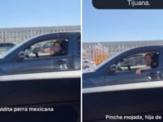 Mulher americana chama mexicanos de ‘molhados’ na rodovia Tijuana-San Ysidro