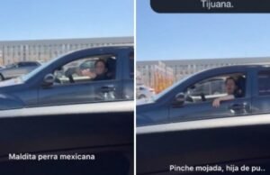 Mulher americana chama mexicanos de ‘molhados’ na rodovia Tijuana-San Ysidro