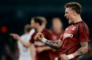 Oliver Sonne marcou na vitória do Sparta Praga e manteve viva a luta pelo título checo após derrotar Karvina.