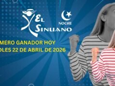 Resultados do Sinuano Noche hoje, 22 de abril