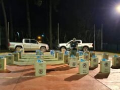 Ele colidiu com um posto de controle da Gendarmaria em Misiones, fugiu e abandonou seu caminhão: carregava 19.500 maços de cigarros.