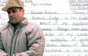 Com carta manuscrita em inglês, “El Chapo” Guzmán pede justiça nos Estados Unidos e acusa violação de seus direitos