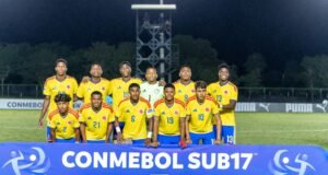 Este é o pênalti inusitado da seleção colombiana na vitória sobre o Chile na Sul-Americana Sub-17